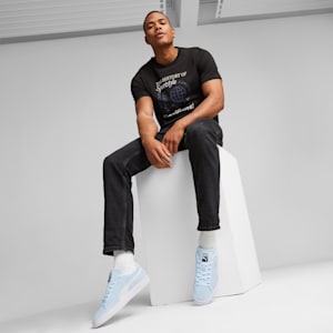 Tenis Suede Classic XXI Hombre, Icy Blue-PUMA White, extralarge