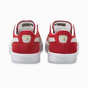 Suede Vintage Unisex Sneakers, High Risk Red-Puma White