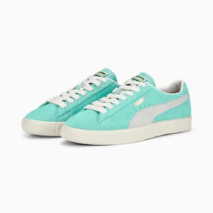 Suede VTG Trainers, Mint-Frosted Ivory