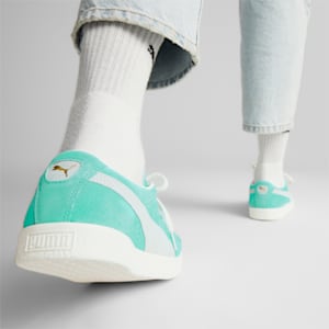 Suede VTG Trainers, Mint-Frosted Ivory