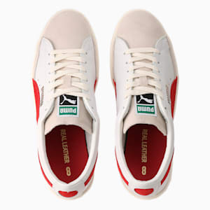バスケット ビンテージ スニーカー ユニセックス, Puma White-High Risk Red