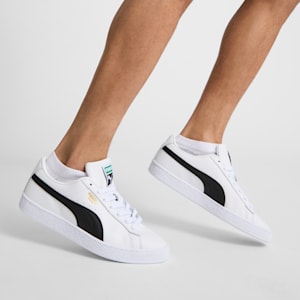 Basket Classic XXI Men's Sneakers, Puma White-Puma Black, extralarge