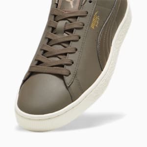 Basket Classic XXI Men's Sneakers, Chocolate-Chocolate-PUMA Gold, extralarge