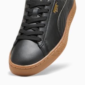 Basket Classic XXI Men's Sneakers, PUMA Black-PUMA Black-PUMA Gold, extralarge-IND