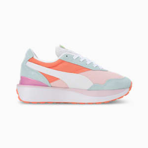 Cruise Rider Silk Women's Shoes, Nitro Blue-Puma White-Chalk Pink, extralarge-IND