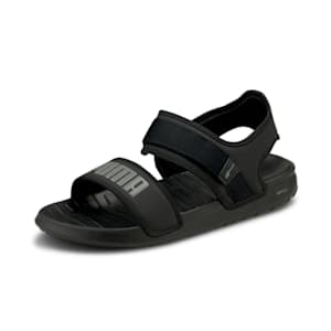 SOFTRIDE Unisex Sandals, Puma Black-CASTLEROCK, extralarge-IND
