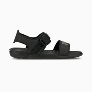 SOFTRIDE Unisex Sandals, Puma Black-CASTLEROCK, extralarge-IND
