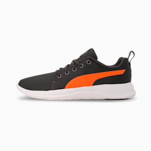 Dryflex Men's Sneakers, Dark Shadow-Jaffa Orange, extralarge-IND