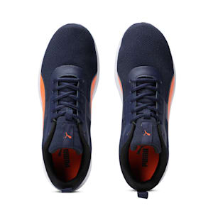 Pacer Styx Men's Running Sneakers, Peacoat-Vibrant Orange-Puma Black, extralarge-IND