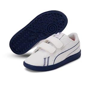 Basket Classic One8 V2 Kid's Sneakers, Puma White-Dark Denim, extralarge-IND