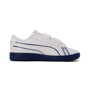 Basket Classic One8 V2 Kid's Sneakers, Puma White-Dark Denim, extralarge-IND