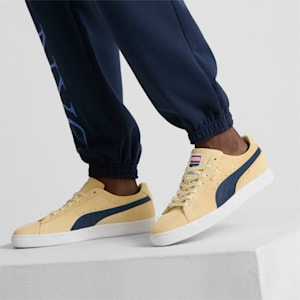 Suede Classic USA Flagship Sneakers, Chamomile-Club Navy-Puma Team Gold, extralarge