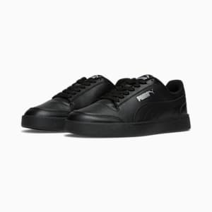 Shuffle Big Kids' Sneakers, Puma Black-Puma Black-Puma Silver, extralarge