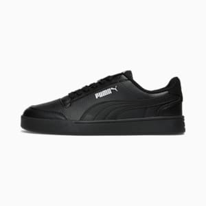 Baskets Shuffle enfant et adolescent, Puma Black-Puma Black-Puma Silver, extralarge