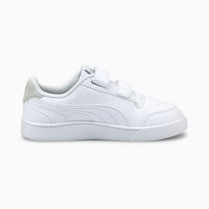 Shuffle Little Kids' Sneakers, Puma White-Puma White-Gray Violet-Puma Team Gold, extralarge