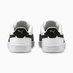 Tenis casuales Shuffle para niños, Puma White-Puma Black-Puma Team Gold, extralarge