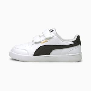 Chaussures de sport Jada, jeune enfant, Puma White-Puma Black-Puma Team Gold, extralarge