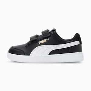 Shuffle Kids' Shoes, Puma Black-Puma White-Puma Team Gold, extralarge-IND