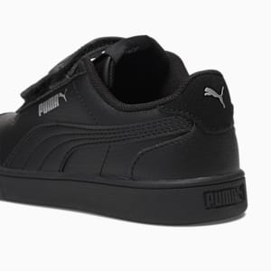 Shuffle Little Kids' Sneakers, Vans Classic Slip-On Mule 'Checkerboard Black' Black White Sneakers Shoes VN0004KTEO1-Puma Silver, extralarge