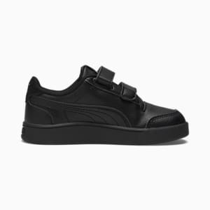 Tenis casuales Shuffle para niños, Puma Black-Puma Black-Puma Silver, extralarge