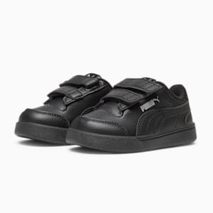 Tenis Shuffle para bebés, Puma Black-Puma Black-Puma Silver, extralarge