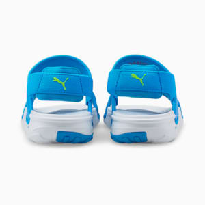 SOFTRIDE Youth Sandals, Puma White-Ocean Dive