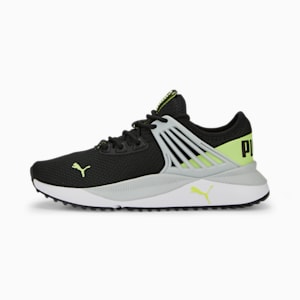 Zapatos deportivos Pacer Future para niños grandes, PUMA Black-Platinum Gray-Lily Pad