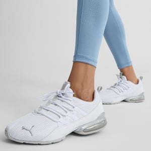 Chaussures de course à pied Riaze Prowl Mod Femme, Puma White-Puma Silver, extralarge