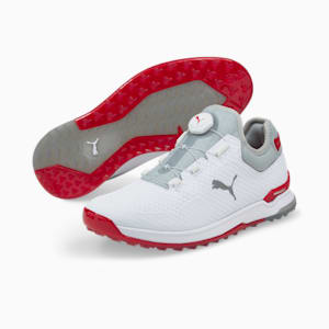 ゴルフ プロアダプト アルファキャット ディスク  スパイクレス シューズ, Puma White-Puma Silver-Ski Patrol