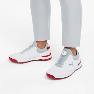 ゴルフ プロアダプト アルファキャット ディスク  スパイクレス シューズ, Puma White-Puma Silver-Ski Patrol
