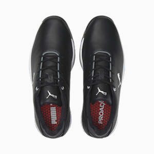 メンズ ゴルフ プロアダプト アルファキャット レザー ラバーソール スパイクレス シューズ, Puma Black-Puma Silver, extralarge-JPN