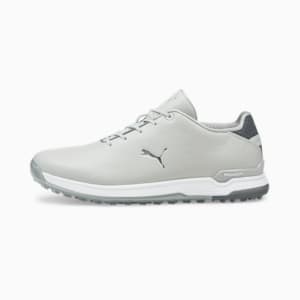 メンズ ゴルフ プロアダプト アルファキャット レザー ラバーソール スパイクレス シューズ, High Rise-Puma Silver, extralarge-JPN