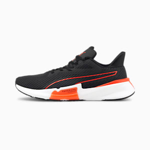 PWRFRAME Men's Training Shoes, Puma Black-Cherry Tomato