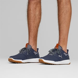 メンズ ゴルフ イグナイト エレベート ラバーソール スパイクレス シューズ, PUMA Navy-PUMA Silver
