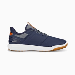 メンズ ゴルフ イグナイト エレベート ラバーソール スパイクレス シューズ, PUMA Navy-PUMA Silver