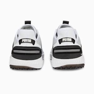 メンズ ゴルフ イグナイト エレベート スパイクレス シューズ, PUMA White-PUMA Black-PUMA Silver, extralarge-JPN