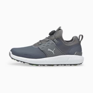 メンズ ゴルフ イグナイト ARTICULATE ディスク スパイク シューズ, QUIET SHADE-Puma Silver-QUIET SHADE, extralarge-JPN