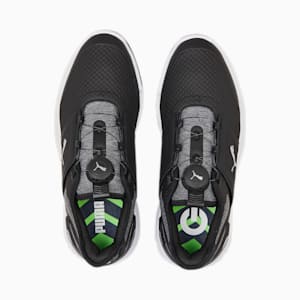 メンズ ゴルフ イグナイト エレベート ディスク ラバーソール スパイクレス シューズ, PUMA Black-PUMA Silver