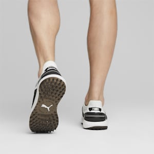 メンズ ゴルフ イグナイト エレベート ディスク ラバーソール スパイクレス シューズ, PUMA White-PUMA Black-PUMA Silver