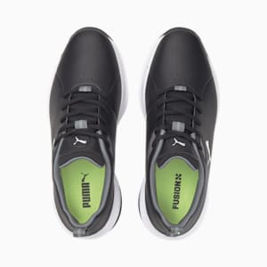FUSION FX Tech Men's Golf Shoes, Puma Black-Puma Silver-QUIET SHADE