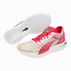 ディヴィエイト ニトロ エリート スペクトラ キズナ ランニングシューズ, Puma White-Hibiscus