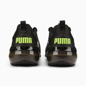 Zapatos para correr X-CELL Uprise para hombre, Puma Black-Lime Squeeze
