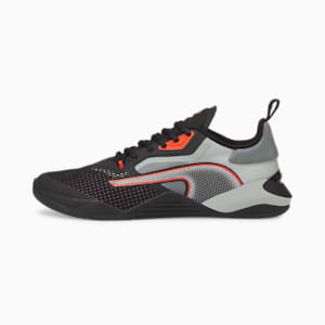 Fuse 2.0 Men's Training Shoes, Puma Black-Harbor Mist-Cherry Tomato, extralarge