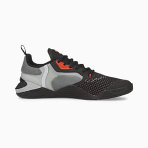 Tenis de entrenamiento para hombre Fuse 2.0, Puma Black-Harbor Mist-Cherry Tomato, extralarge