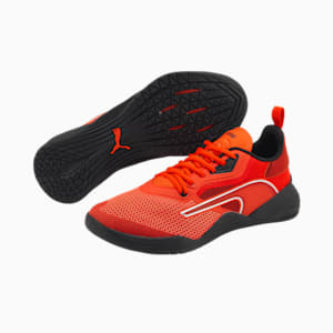 Puma speedcat metallic remix womens gray motorsport inspired sneakers shoes 6.5, Cherry Tomato-Puma Black, extralarge