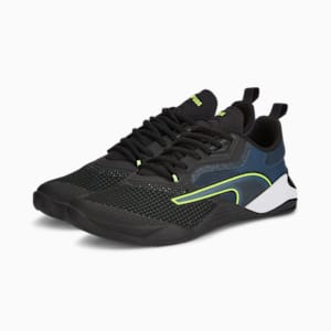 Fuse 2.0 Men's Training Shoes, Puma Black-Evening Sky-Lime Squeeze