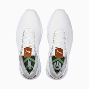 IGNITE Articulate Leather Men's Golf Shoes, Puma White-Puma Silver, extralarge-GBR