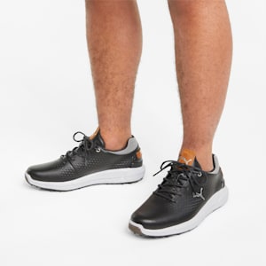 IGNITE Articulate Leather Men's Golf Shoes, Puma Black-Puma Silver