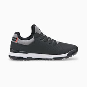 ウィメンズ ゴルフ プロアダプト アルファキャット ラバーアウトソール スパイクレス シューズ, Puma Black-Puma Silver-Hot Coral, extralarge-JPN