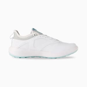 ウィメンズ ゴルフ イグナイト マリブ スパイクレス シューズ, PUMA White-PUMA Silver-Lucite, extralarge-JPN